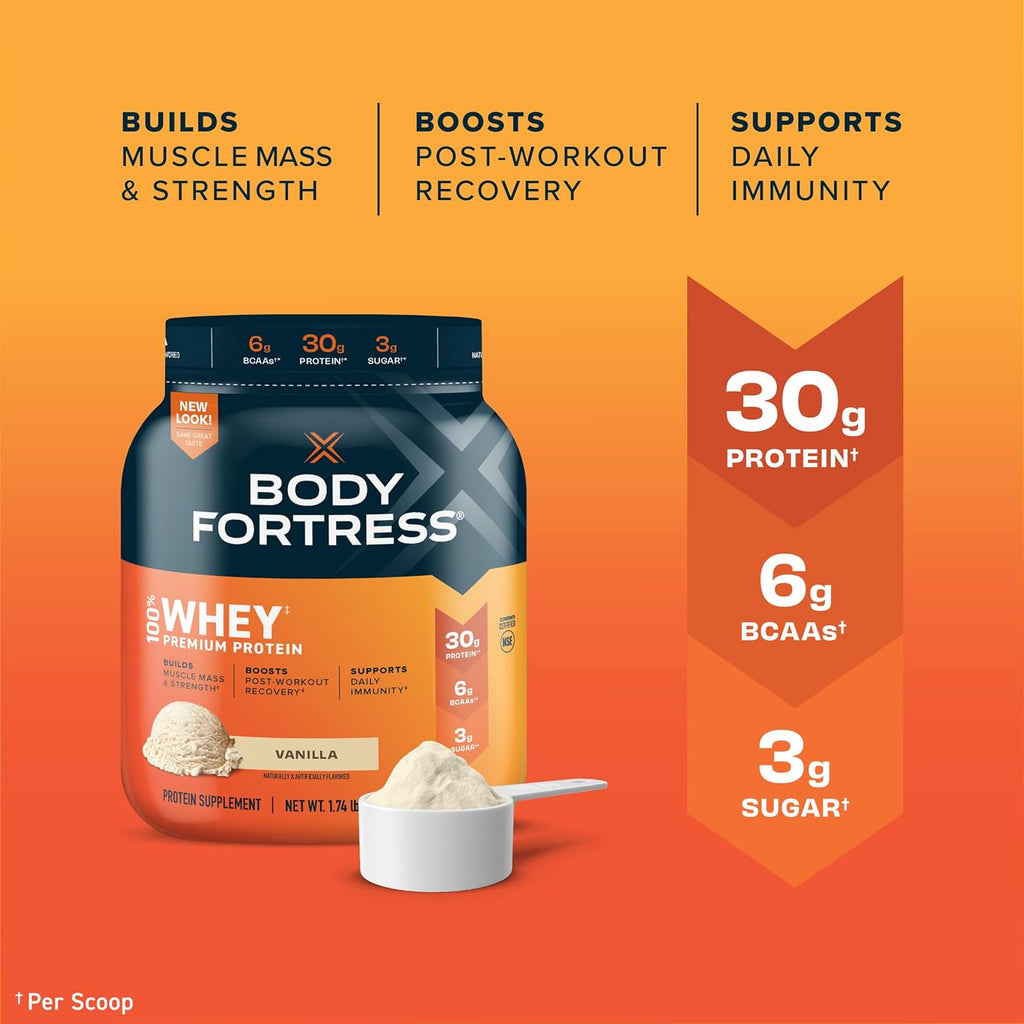 100% Whey Vanilla 1.74lbs & Whey Protein Vanilla Cream 1.8lbs V525