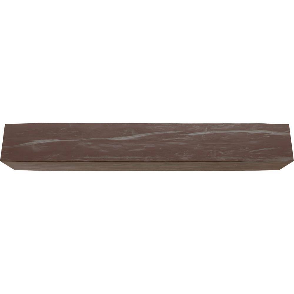 Aged Pecan Faux Wood Fireplace Mantel J5638