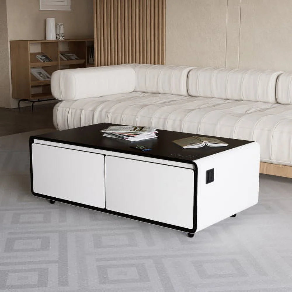 Smart Coffee Table with Built-in Fridge N6928