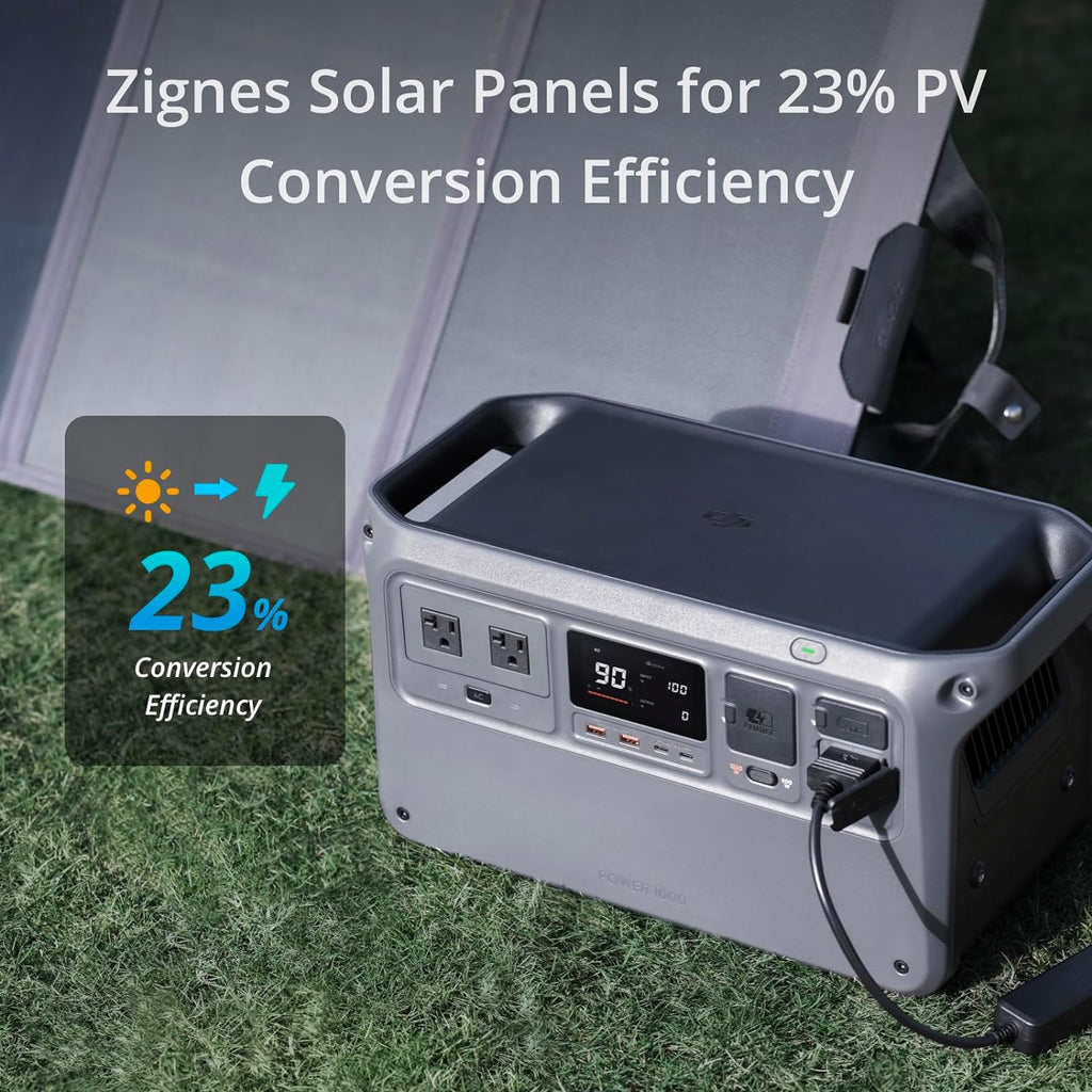 Portable Power Station, 1024Wh Solar Generator with 100W Solar Panel, LFP Cell H99612