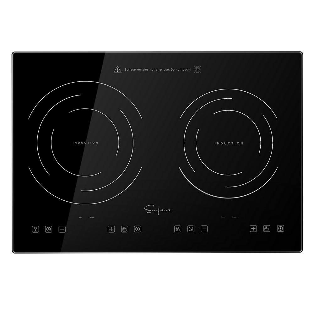 Black Portable Induction Cooktop with 2 Elements U655