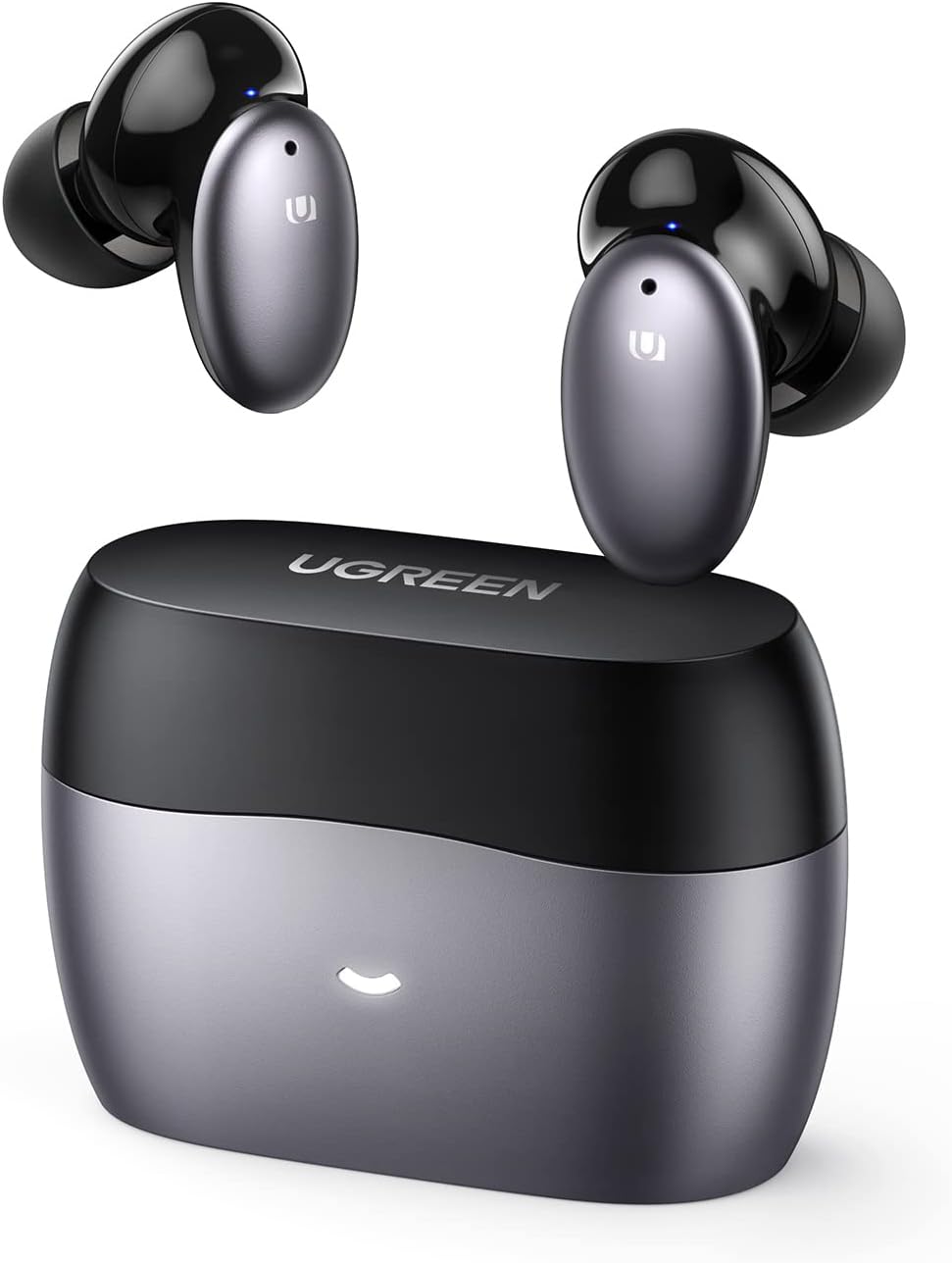 Hybrid Active Noise Cancelling Wireless Earbuds with 6 Mics ENC, 10mm Driver, Touch Control, 26H Playtime D640