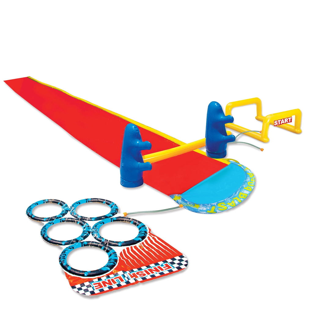 2-in-1 Obstacle Course Water Slide B925800