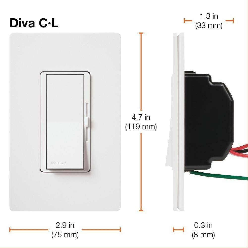 White Dimmer Switch 6-Pack B8253