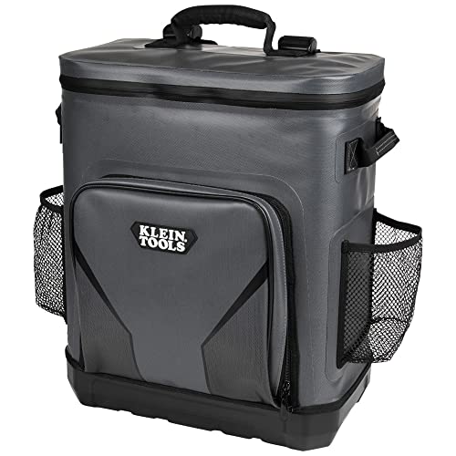 30 Cans Insulated Backpack Cooler with Rugged Bottom D18670
