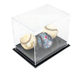 Clear Acrylic Display Case with Black Risers W707