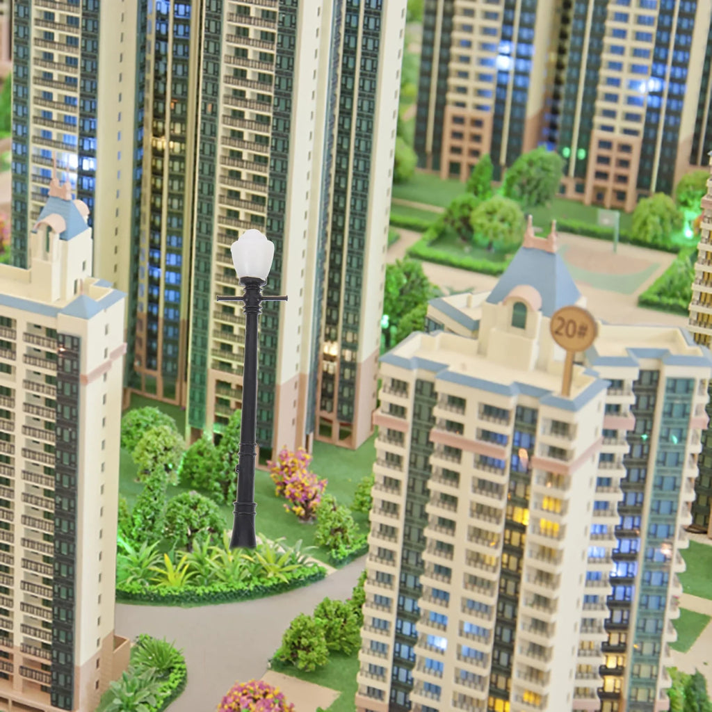10 Pcs Miniature Street Light Lamp Decor Doll House Lights T610336