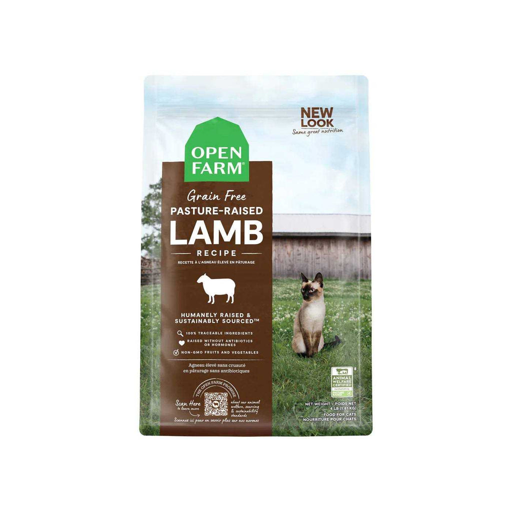 Grain Free Pasture Raised Lamb Recipe Dry Cat Food H599