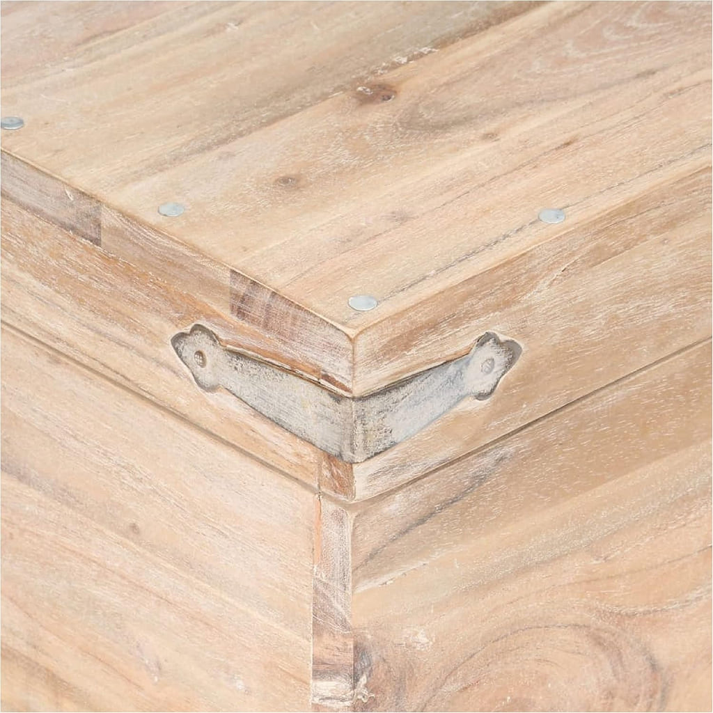 Solid Acacia Wood Storage Chest H16479