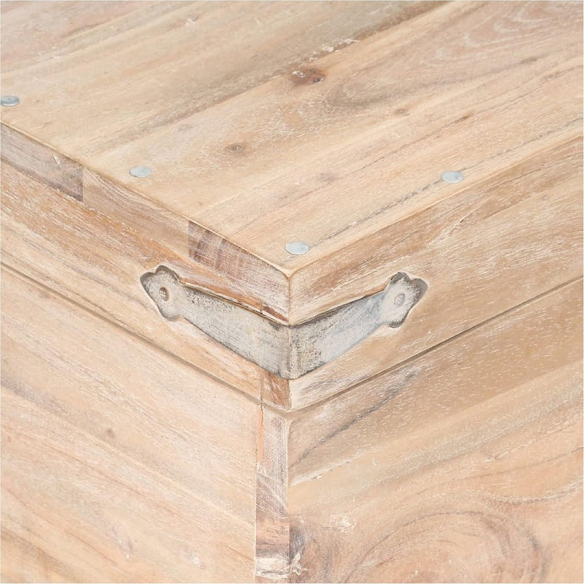 Solid Acacia Wood Storage Chest H16479