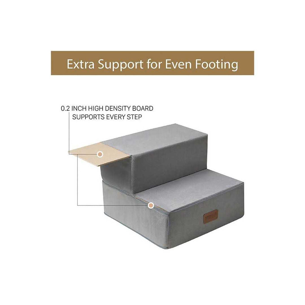 High Density Foam 2 Steps Pet Stairs K508