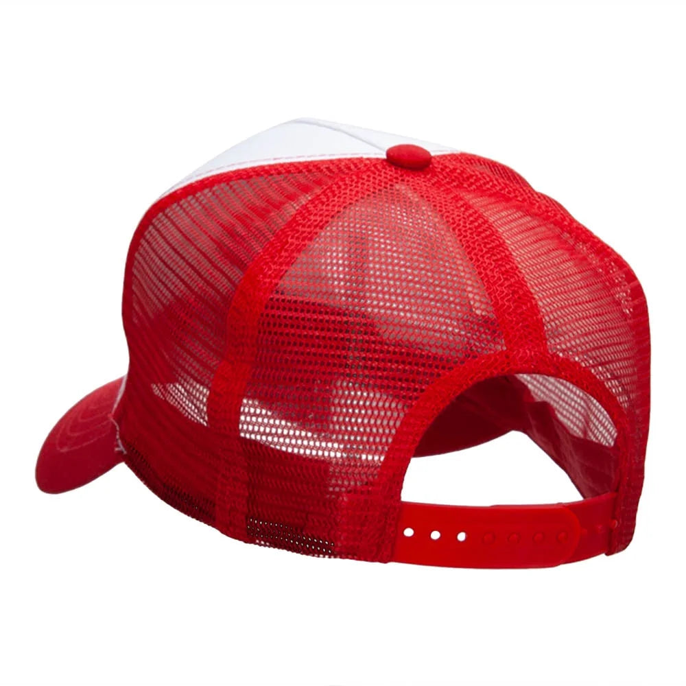 Patriotic Embroidered Mesh Cap I331296