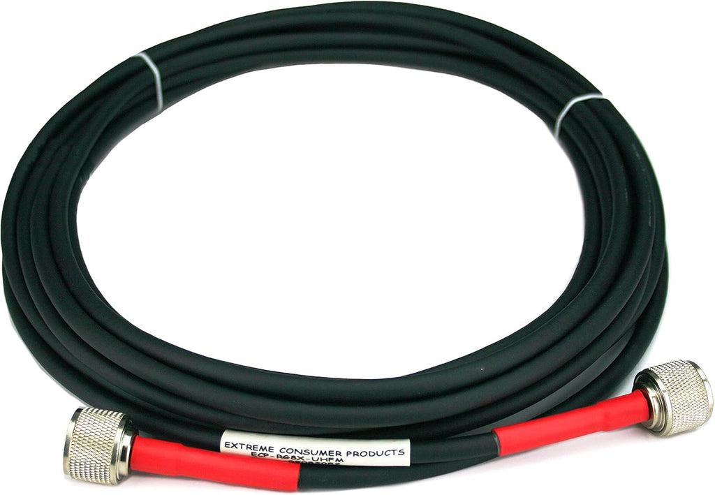 RG-8X Coax Cable 100 FT PL259 M/M Weatherproof N606430