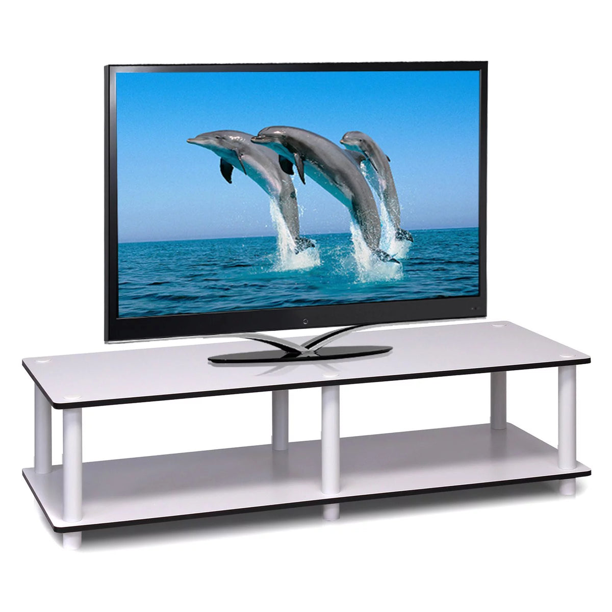 Black & Brown TV Stand or Play Table Z432