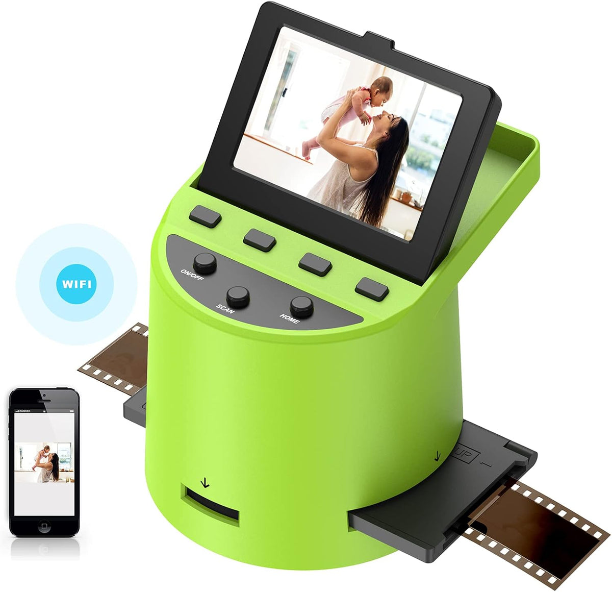 22MP Wireless Digital Film Scanner with 3.5 LCD J691
