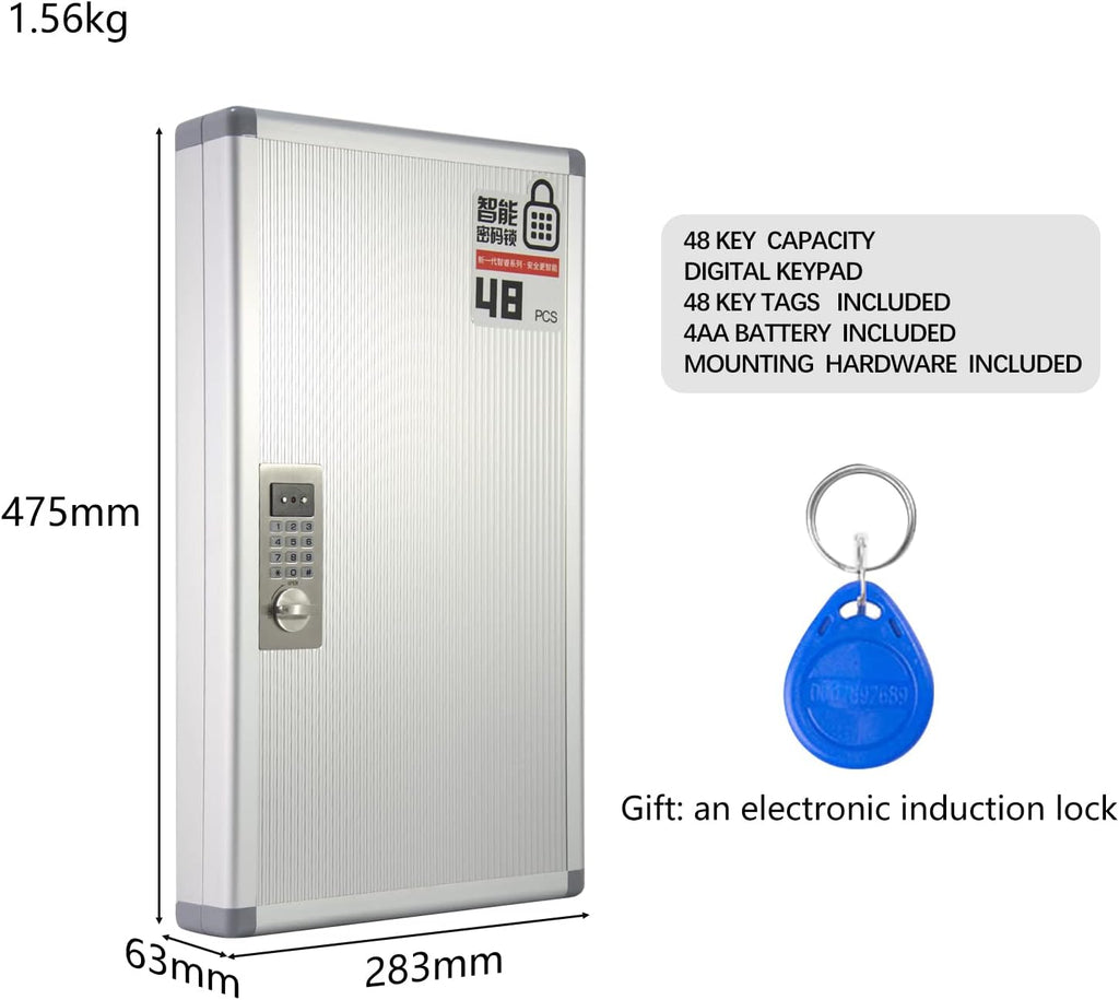 48 Position Steel Key Cabinet with Digital Lock G96779