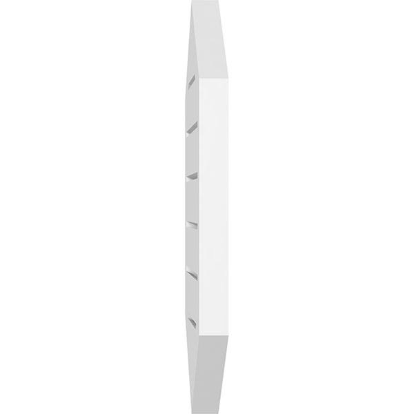 Vertical Peaked Surface Mount PVC Gable Vent F55479