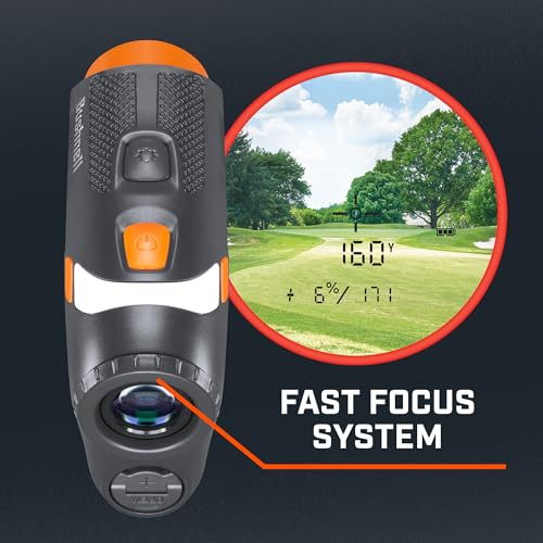 Laser Rangefinder with Slope Switch, 1300 Yard Range 6X Magnification J171216
