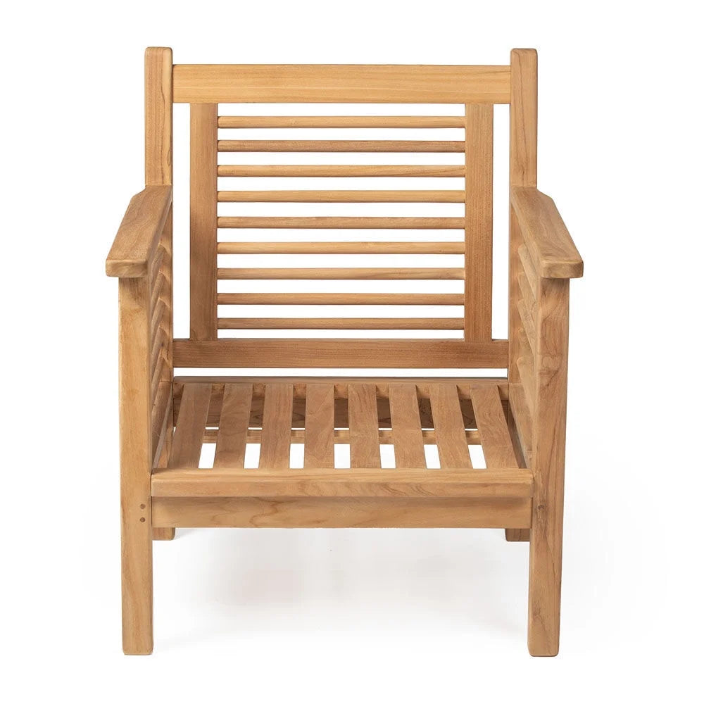 Grade A Teak Weather Resistant Solid Wood Lounge Chair B9900