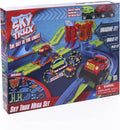 48 Pcs Glow in The Dark Race Car Track with 2 Cars L556749