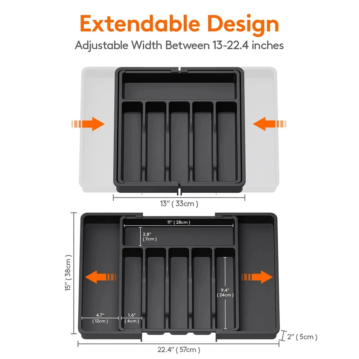 Silverware Drawer Organizer A218