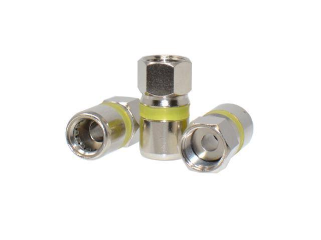 Black RG6 Quad Shield Coaxial Cable 500ft with Compression Tool and Connectors H82185