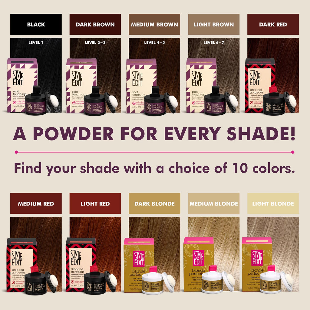 Dark Brown Hair Root Touch Up Powder 0.13 oz C49546
