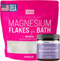 Magnesium Flakes for Bath (Unscented) with Magnesium Cream N205