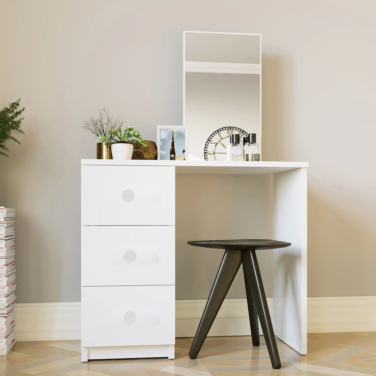 Modern White Vanity Table Y51739