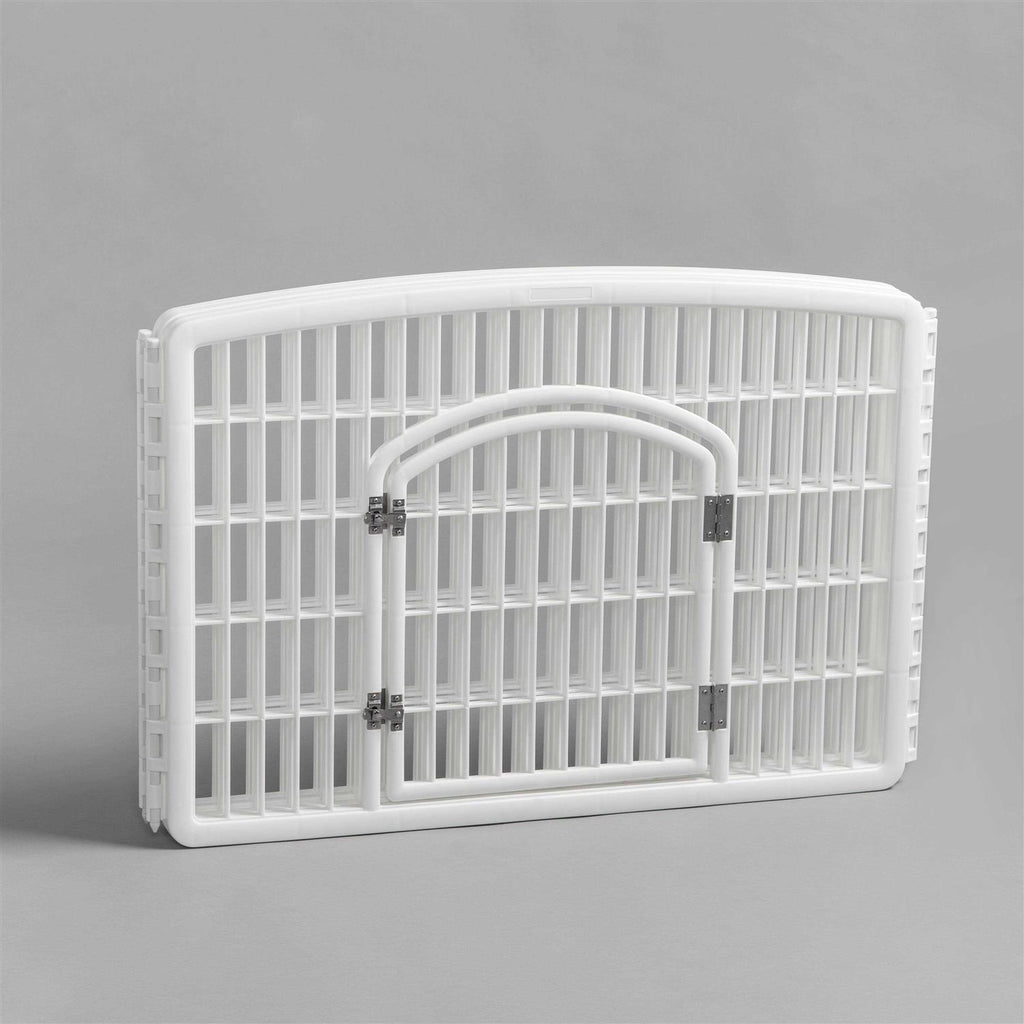 4-Panel Pet Playpen with Door L6096