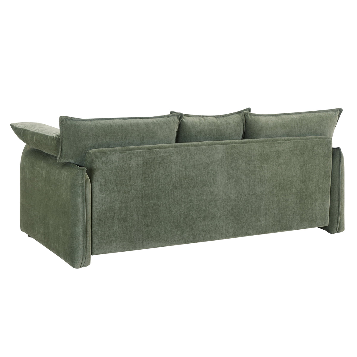 Mid-century 3 Seater Green Sofa K87166