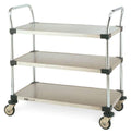 Standard Duty Utility Cart, Open Design, 2 Wire, 1 Solid G612453