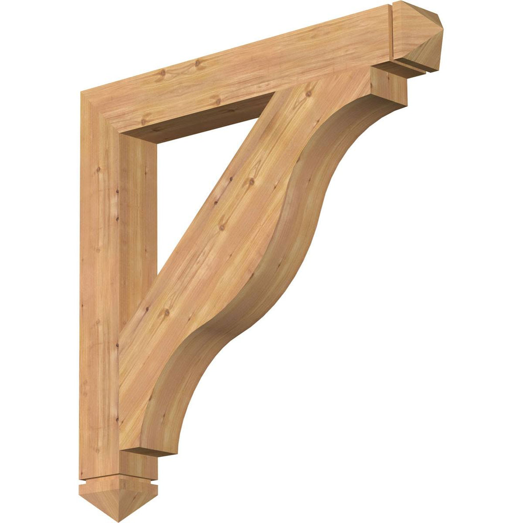 Western Red Cedar Smooth Bracket S404950