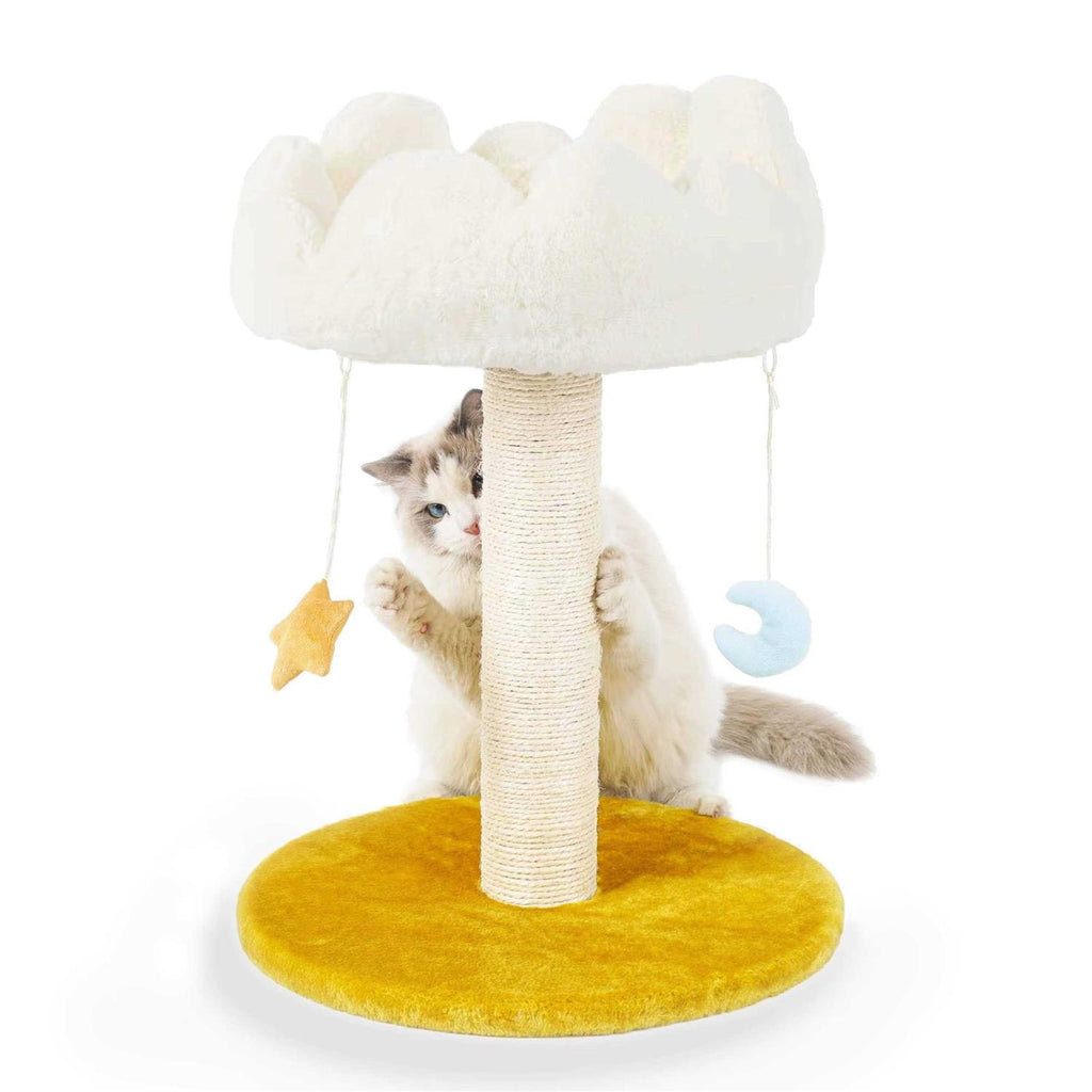 Cat Scratching Post with Bed Cat Tree Tower Z508647