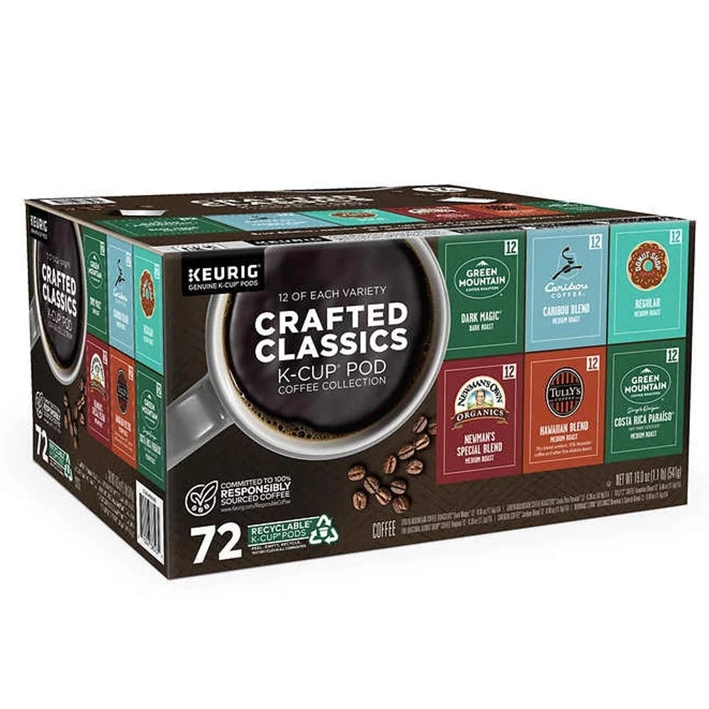 72 Count Coffee K-Cup Pod Variety Pack I50856