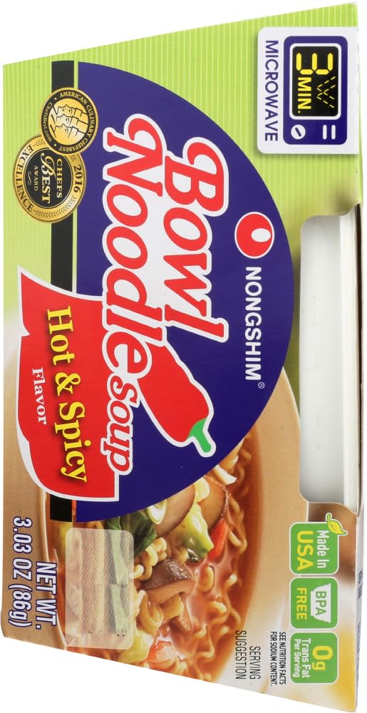 Hot & Spicy Flavor Noodle Bowl, 3.03-Ounce Bowls (Pack of 2) E13365