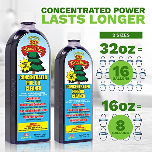 Concentrated Pine Oil Multi-Surface Cleaner, Original Black, 16 Fl Oz I715559
