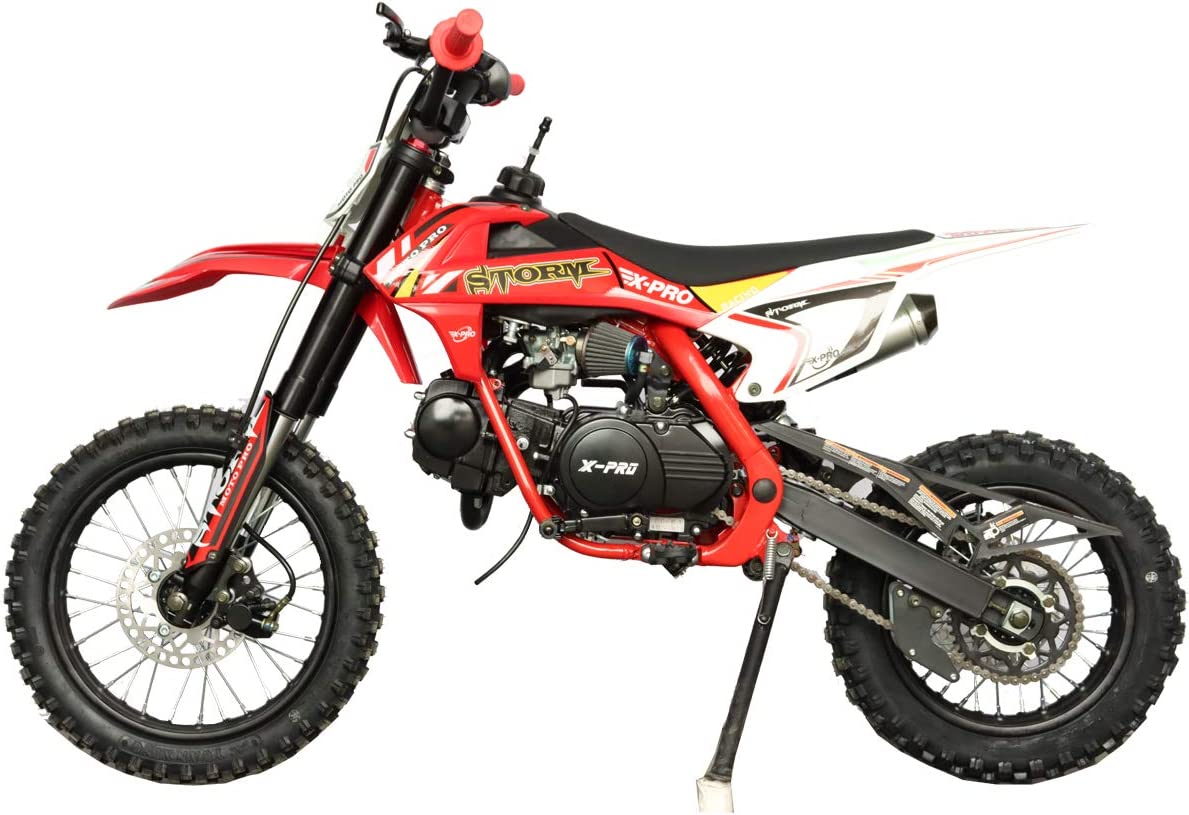 125cc Pit Dirt Bike, 4-Speed Manual Transmission, 14"/12" Tires E170