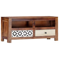 Sheesham Wood TV Cabinet with 2 Drawers B285894