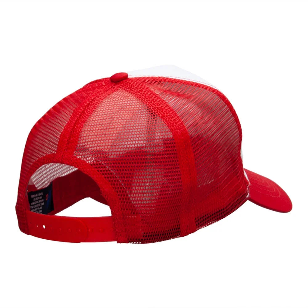 Patriotic Embroidered Mesh Cap I331296