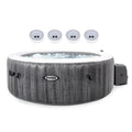 Inflatable Hot Tub with Multi-Colored LED Lights T7364