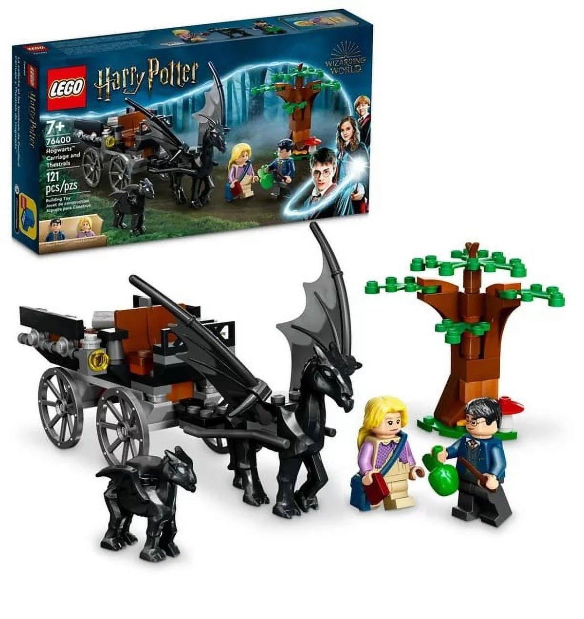 Building Toy with 2 Winged Horse Figures and Minifigure X480595