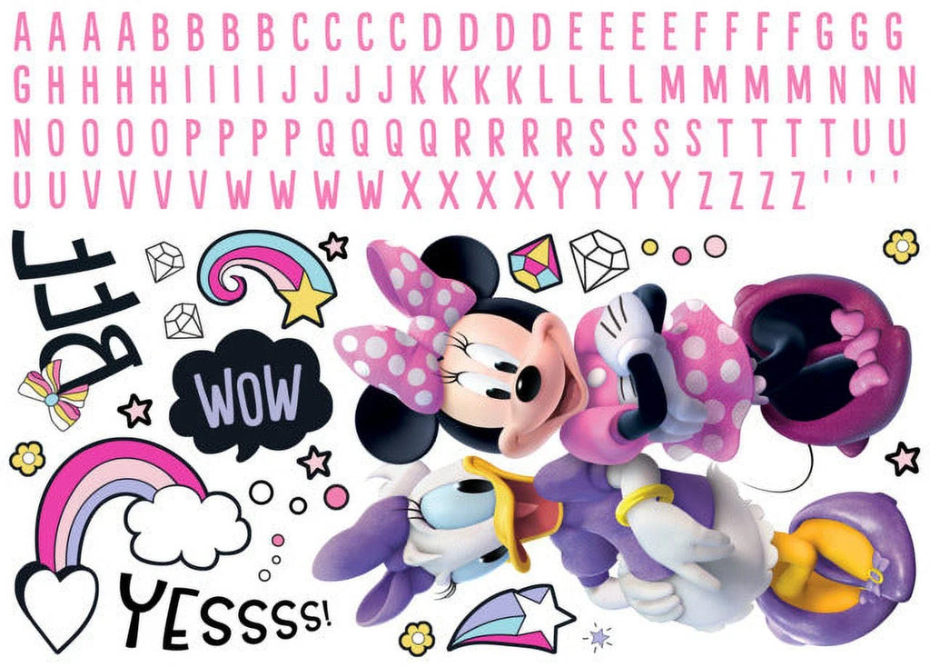 Peel And Stick Giant Wall Decals with Alphabet L9435