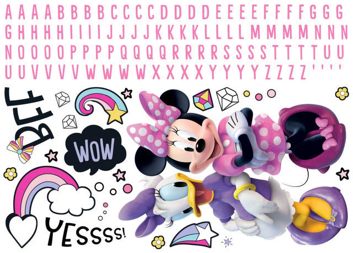 Peel And Stick Giant Wall Decals with Alphabet L9435