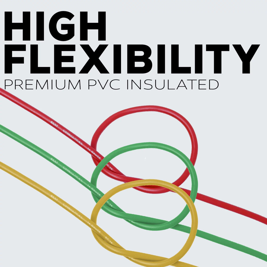 14 Gauge Automotive Primary Wire 3 Color Bundle Set J512