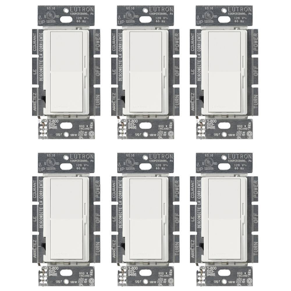 White Dimmer Switch 6-Pack B8253