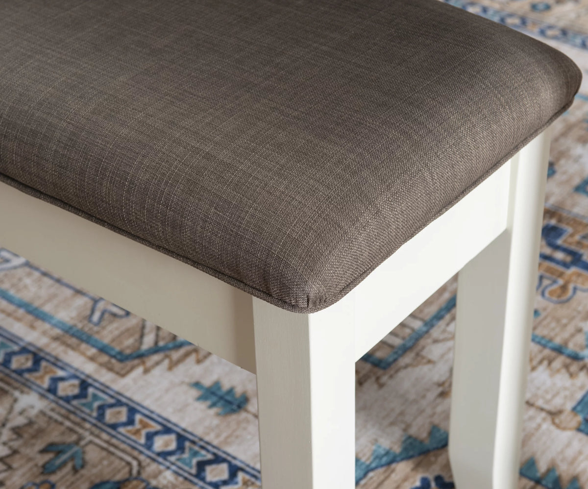 Farmhouse Storage Dining Bench V1159