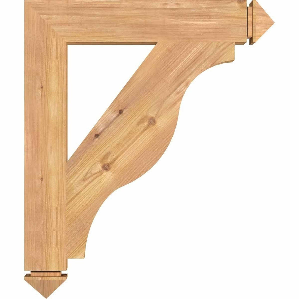 Western Red Cedar Smooth Bracket S404950