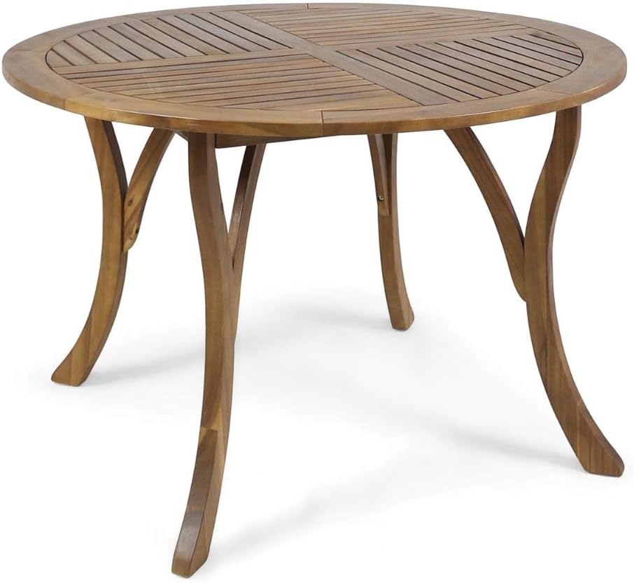 47 Round Acacia Wood Dining Table R263405
