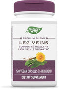 120 Vegan Capsules 6-Herb Blend Leg Veins M76571